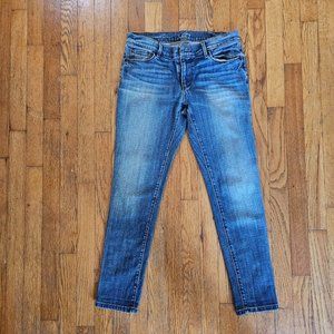 LOFT Low Rise Relaxed Fit Skinny Jeans size 27p